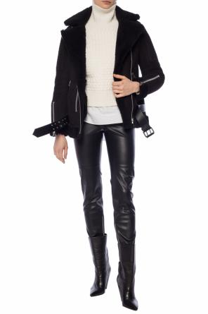 ‘garrix’ fur-trim jacket, zdjęcie 2 ‘garrix’ fur-trim jacket od AllSaints